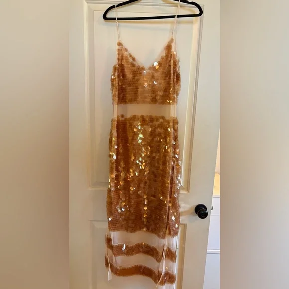 J CREW COLLECTION Sequin Panel Dress size 12 NWT - Picture 4 of 7